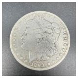 1893 Morgan Silver Dollar