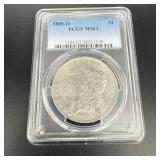 1888-o Morgan Silver Dollar Pcgs Ms63