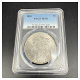 1883 Morgan Silver Dollar Pcgs Ms63