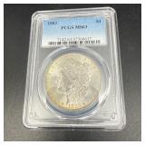 1883 Morgan Silver Dollar Pcgs Ms63