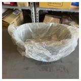 Oval Galvanized Planter
