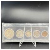 1948 Silver Coin Year Set Includes Silver Half Dol