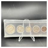 1952 Silver Coin Year Set Includes Silver Half Dol
