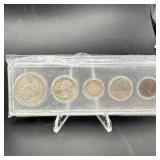 1958 Silver Coin Year Set Includes Silver Half Dol