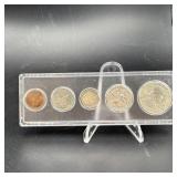 1960 Silver Coin Year Set Includes Silver Half Dol