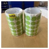 Assortment of 1ï¿½ Round Sticker Tags