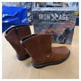 Iron Age Total Slip Resistant Boots Size 8.5 Wide