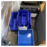 Assorted Plastic Bins