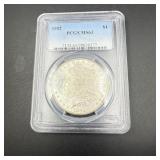 1882 Morgan Silver Dollar Pcgs Ms63