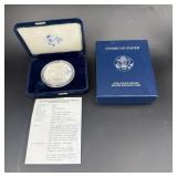 2002-w Proof Silver American Eagle