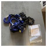 Blue Industrial Sling Chain