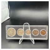 1963 Silver Coin Year Set Includes Silver Half Dol