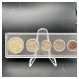 1959 Silver Coin Year Set Includes Silver Half Dol