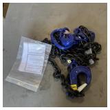 Blue Industrial Sling Chain