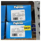 (2) Boxes Tapcon Screws