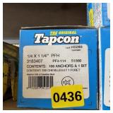Box of Tapcon Screws