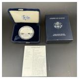 2001-w Proof Silver American Eagle