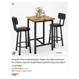 3-pc Pub Dining Set - Nib