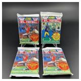 (4) Sealed Packs 1990 Score NFL Football Cards