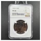 1987-D Kennedy Half Dollar NGC MS66