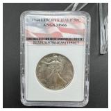 1944 Walking Liberty Half Dollar Angs Ms66
