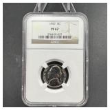 1957 Jefferson Nickel PF67