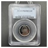 2001-S Jefferson Nickel PCGS PR69DCAM