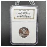 2007-S Silver Montana State Quarter NGC PF70 Ultra