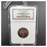 2007-S Wyoming State Quarter NGC PF69 Ultra Cameo