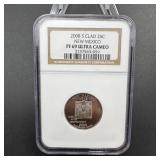 2008-S Silver New Mexico State Quarter NGC PF69 Ul