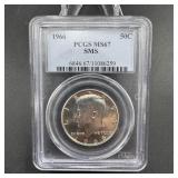1966 Kennedy Half Dollar PCGS MS67 SMS