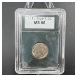 1913 Type 1 Buffalo Nickel MS66
