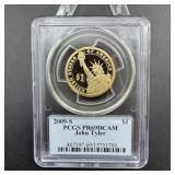 2009-S John Tyler Presidential Dollar PCGS PR69DCA
