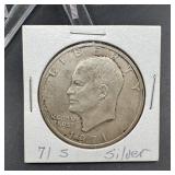 1971-S Silver Eisenhower Dollar