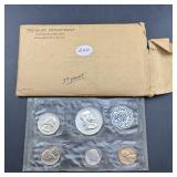 1957 Franklin Silver Mint Set