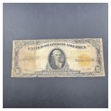 1922 $10 Gold Certificate