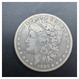 1884-S Morgan Silver Dollar