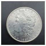 1887 Morgan Silver Dollar