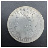 1884-CC Morgan Silver Dollar