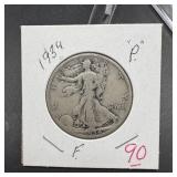 1934 Walking Liberty Silver Half Dollar