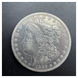 1893-CC Morgan Silver Dollar