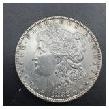 1882 Morgan Silver Dollar
