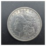 1881 Morgan Silver Dollar