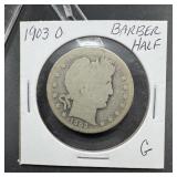 1903-O Barber Silver Half Dollar