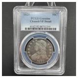 1825 Capped Bust Silver Half Dollar VF