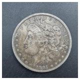 1891 Morgan Silver Dollar