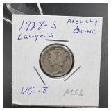 1928-S Mercury Silver Dime
