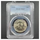 1948 Franklin Silver Half Dollar MS63