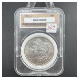 1888-O Morgan Silver Dollar NGC MS66