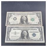 1957 Silver Certificate & 1963 $1 Note